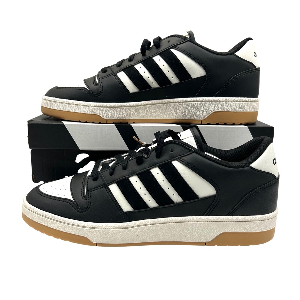 Adidas Break Start Shoes Mens 11.5 Black White Gum Sole Retro Sneakers IH7963